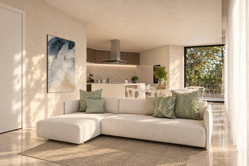 Sala com cozinha em open space