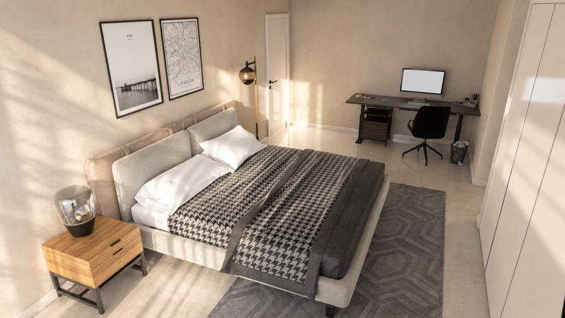 Quarto com roupeiro
